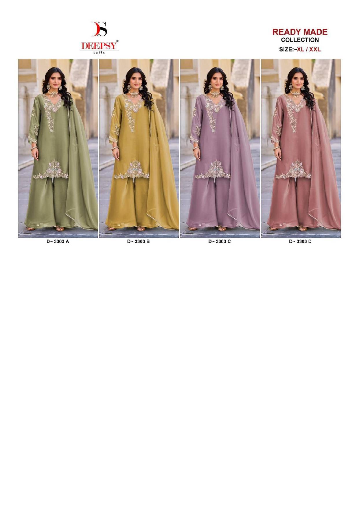 3303 COLORS by Deepsy 3303 a TO 3303 d SERIES Pakistani Stylish Beautiful Colourful Printed & Raga heavy moss readymade Dresses At Wholesale Price